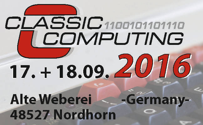 Classic Computing 2016 in Nordhorn vom 17.-18. September 2016